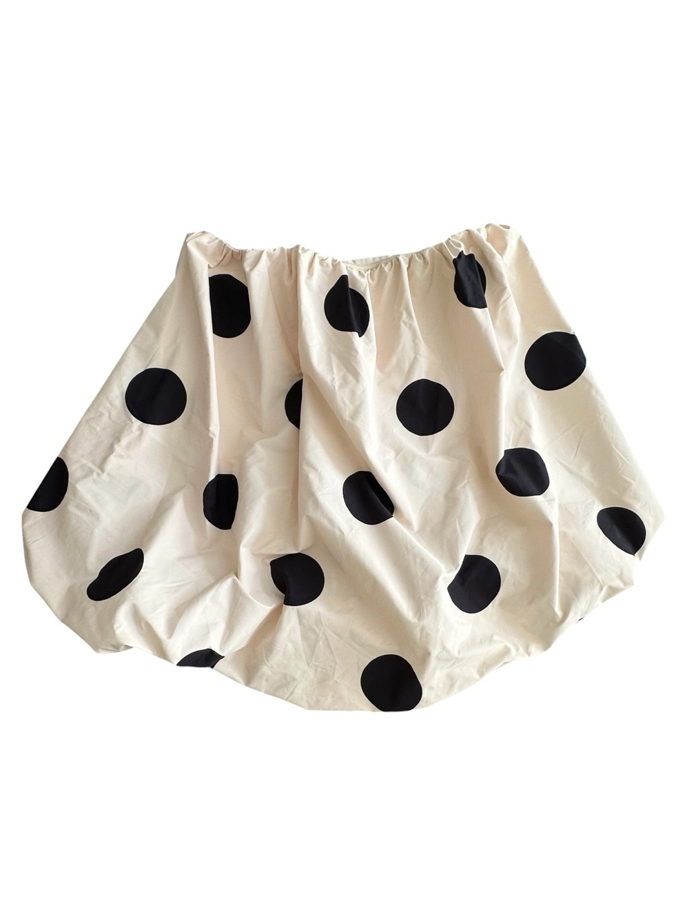 The Wolf Gang Gaia Bubble Dress Crème Spot